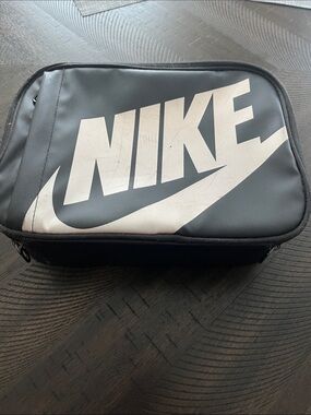 Nike Black Toiletry Bag with White Logo